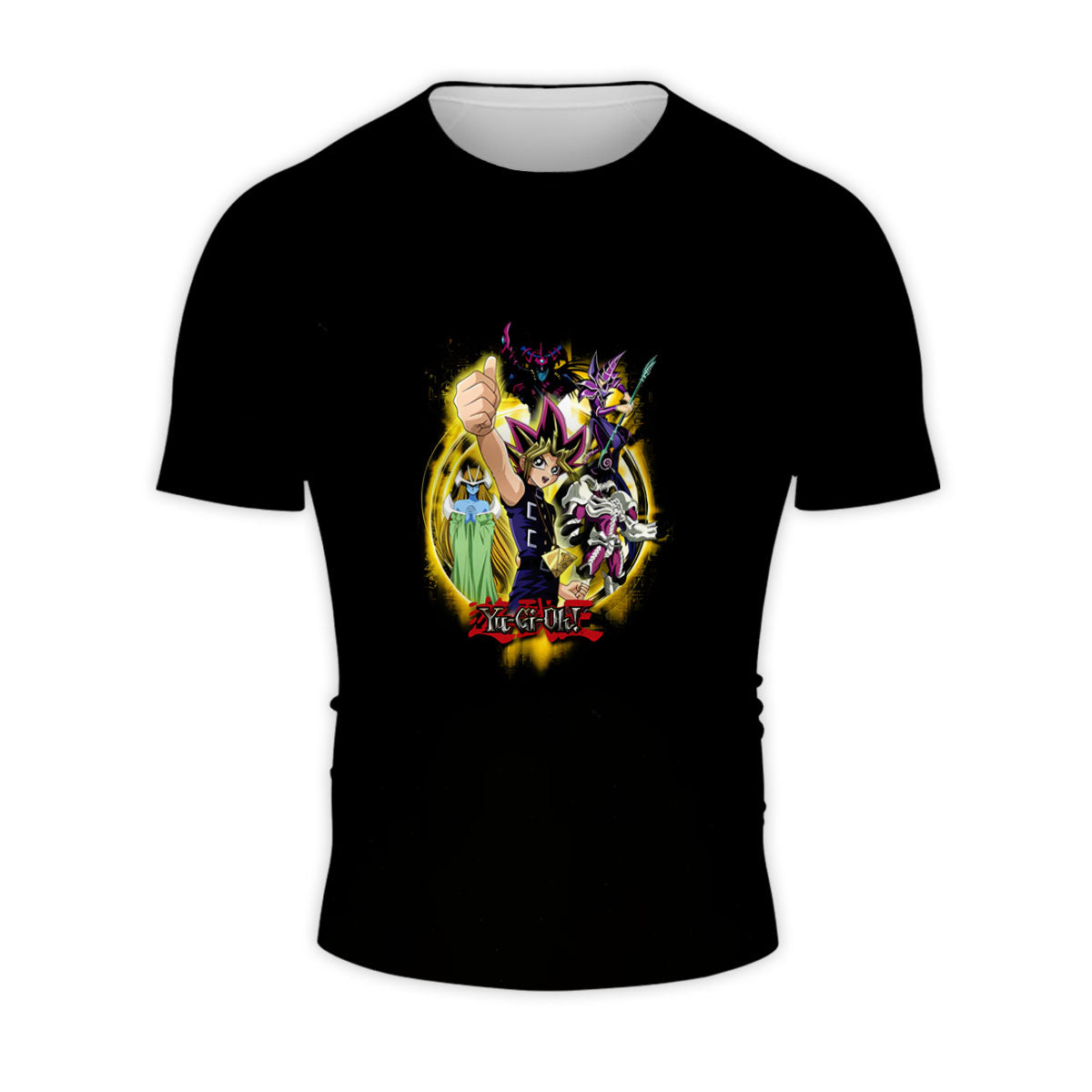 Yugioh Yugi Muto With Yellow Monster In Battle Anime Apparel