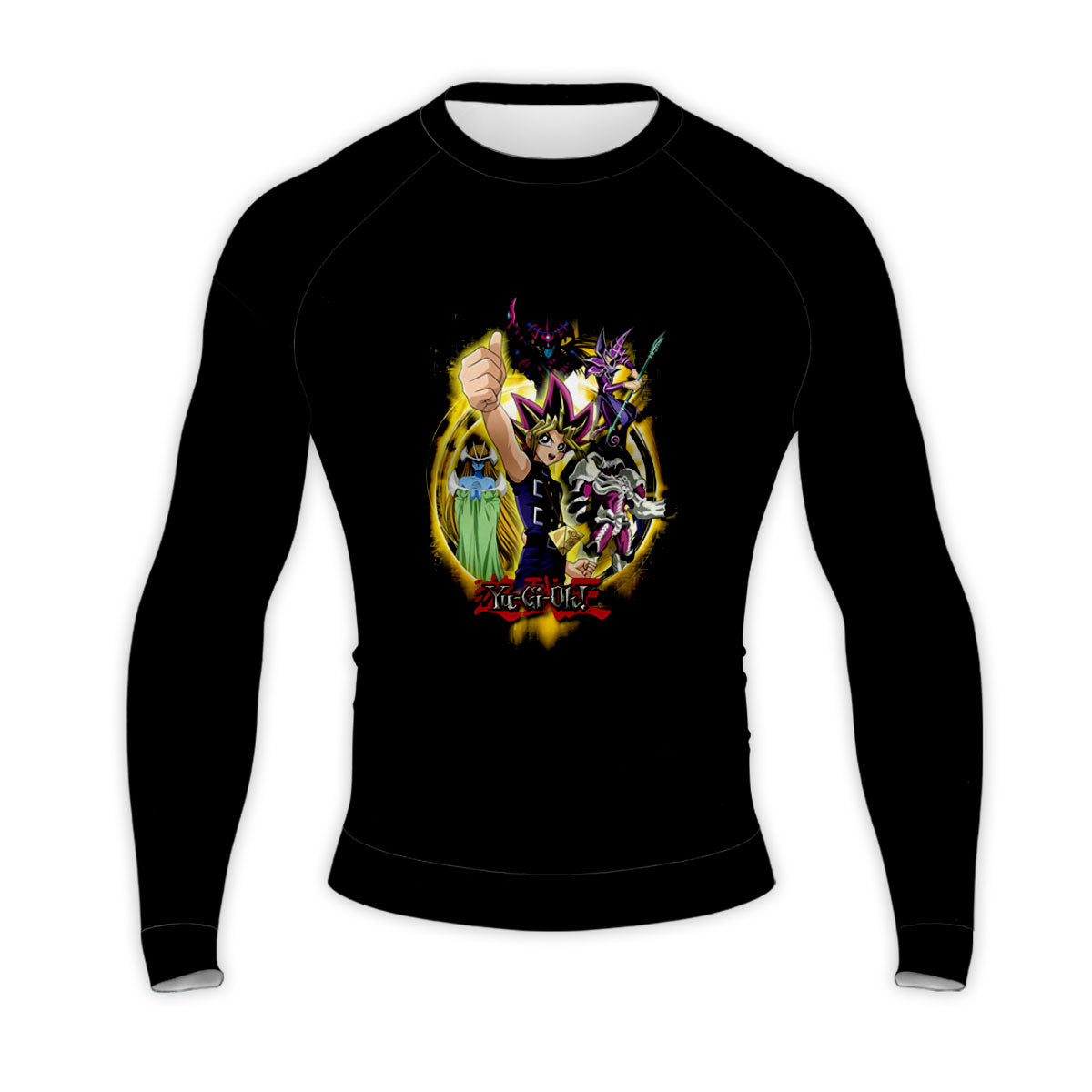 Yugioh Yugi Muto With Yellow Monster In Battle Anime Apparel