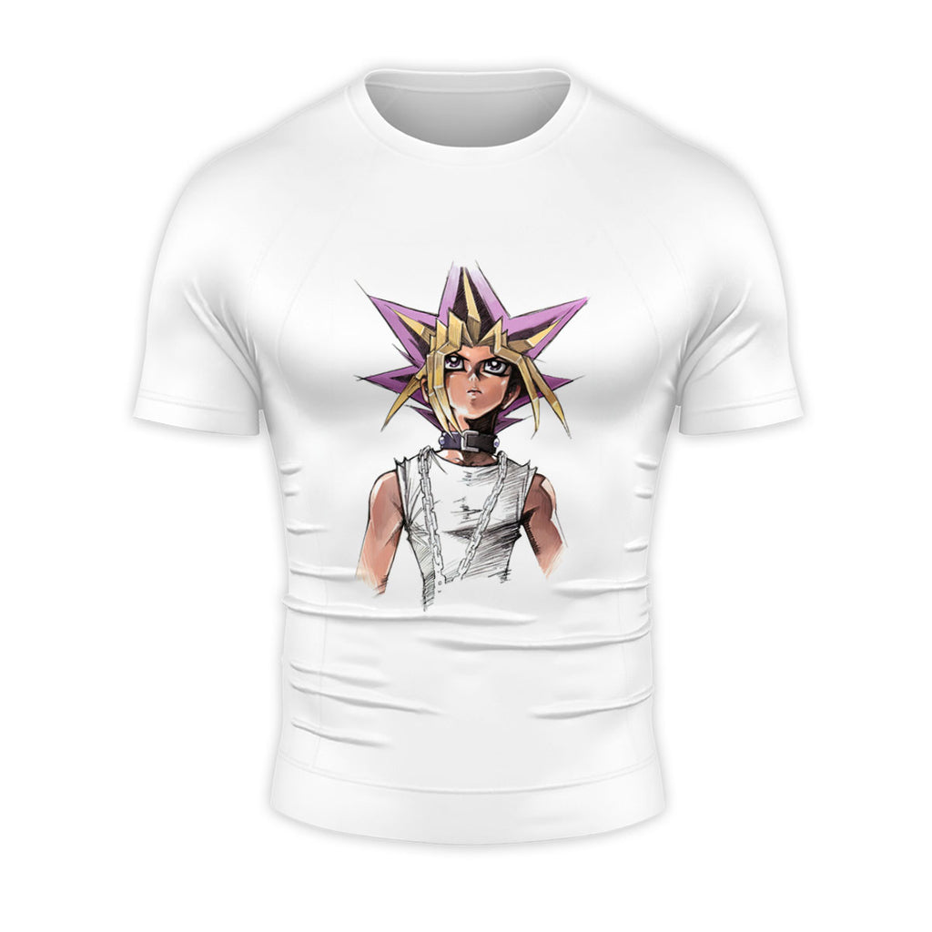 Yugioh Yugi Mutou White Portrait Illustration Anime Apparel