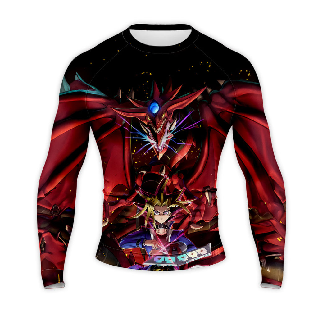 Yugioh Yugi Mutou With Powerful Slifer The Sky Dragon Anime Apparel