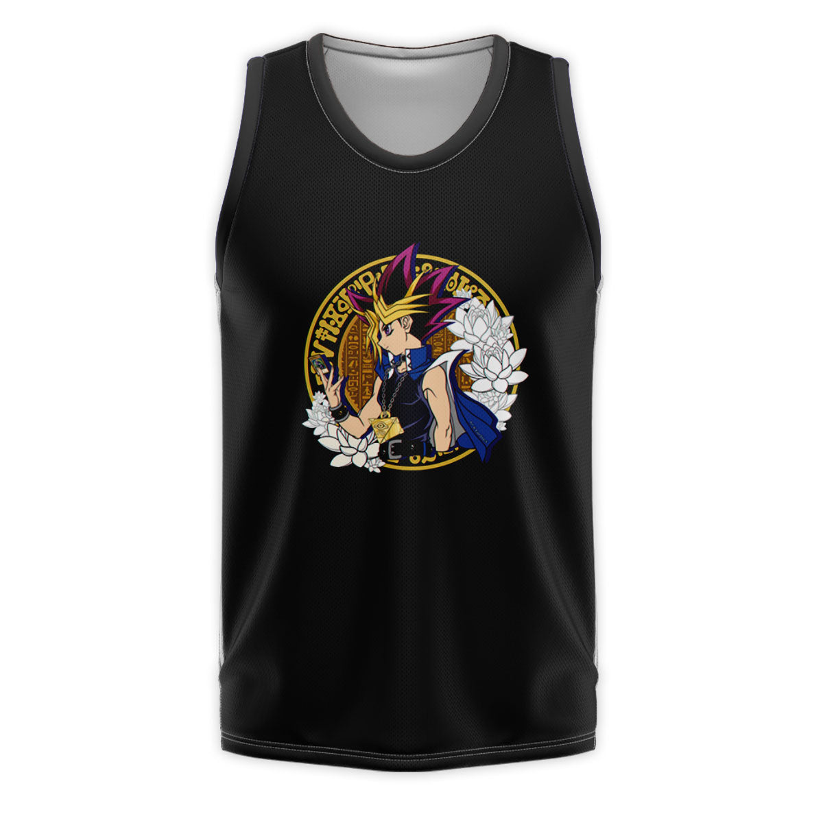 Yugioh Yugi Mutou With White Circle Emblem Anime Apparel