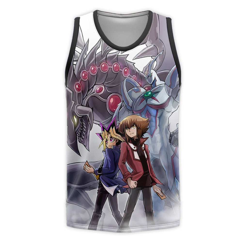 Yugioh Yugi Mutou Yusei Fudo Standing With Darkness Monster Anime Apparel