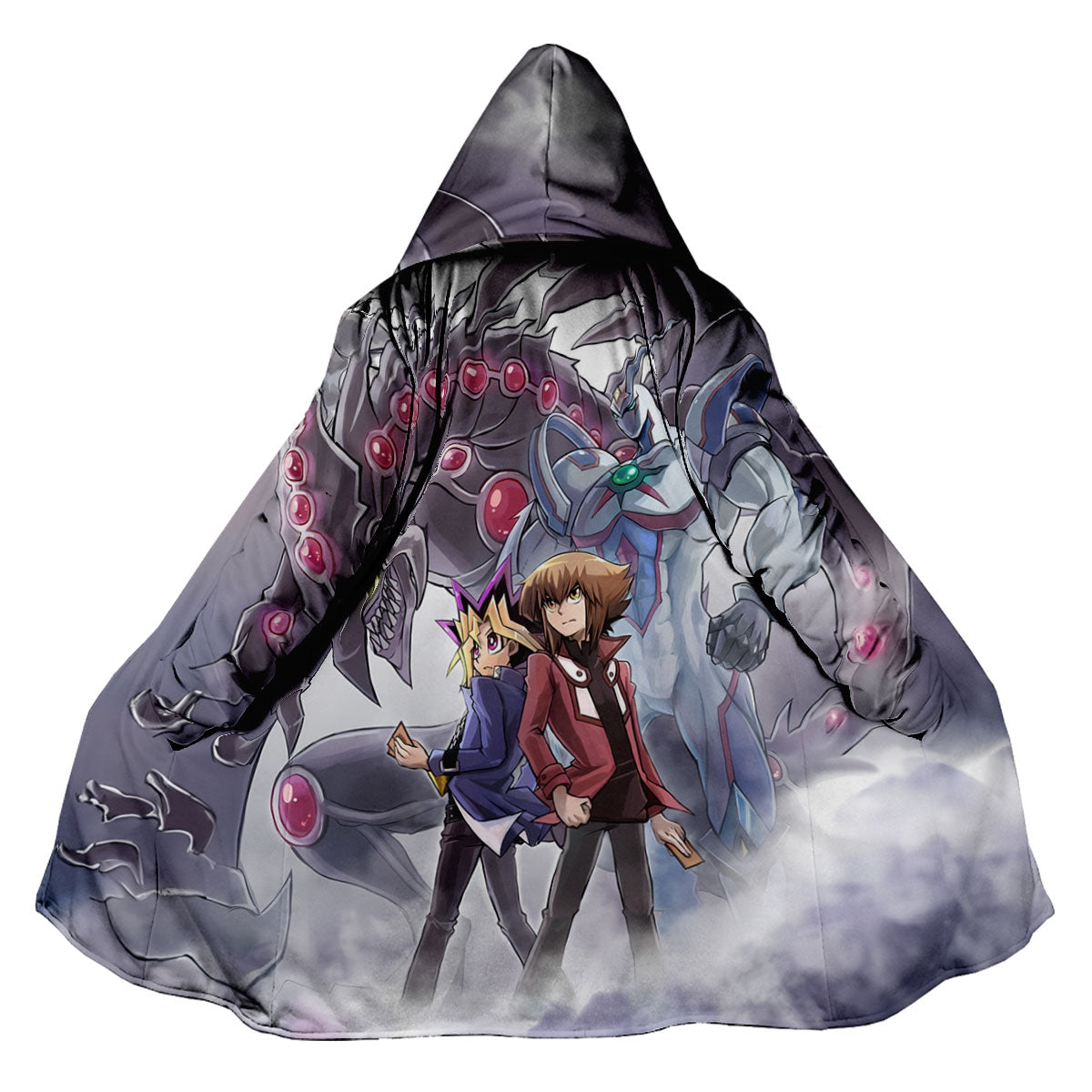 Yugioh Yugi Mutou Yusei Fudo Standing With Darkness Monster Anime Apparel