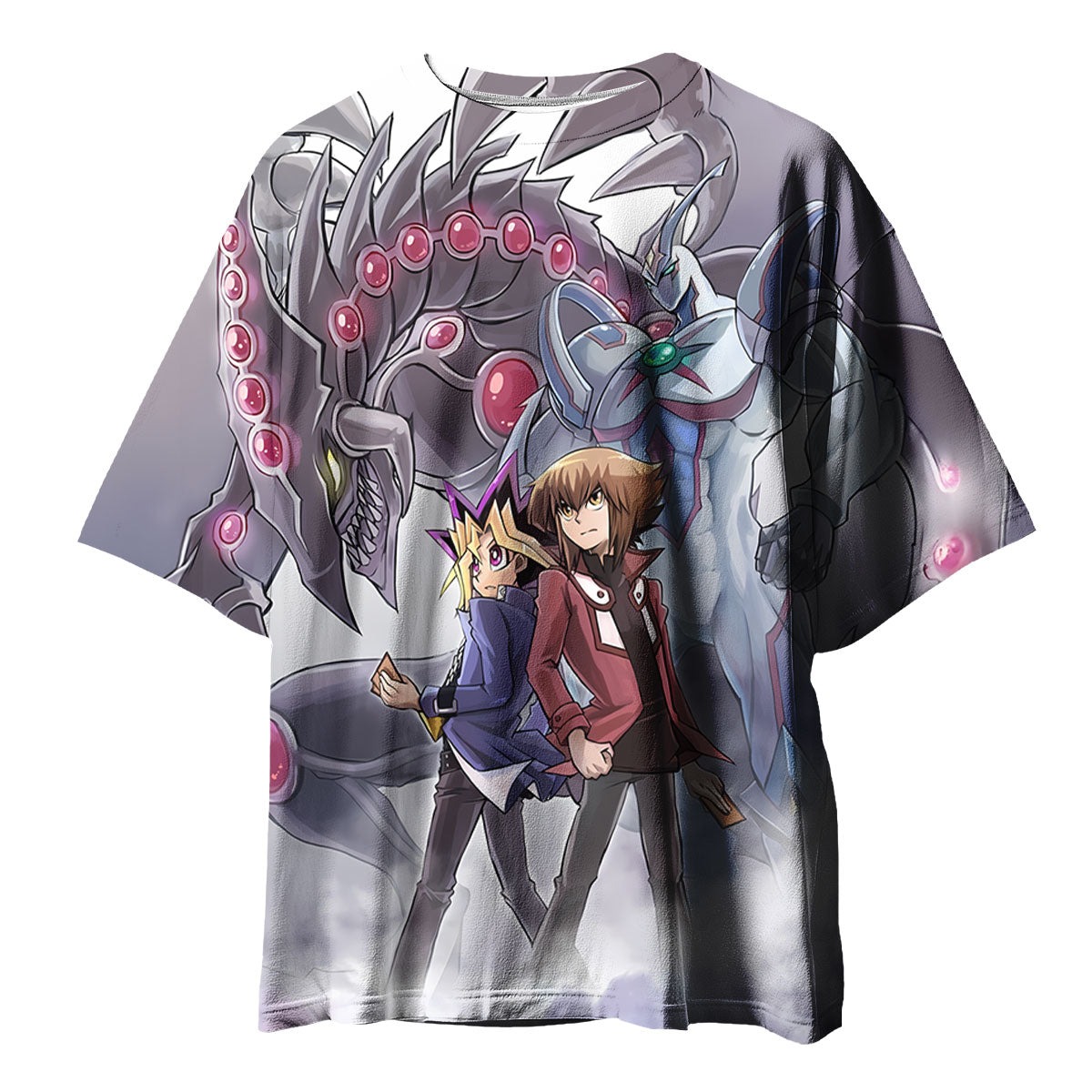 Yugioh Yugi Mutou Yusei Fudo Standing With Darkness Monster Anime Apparel