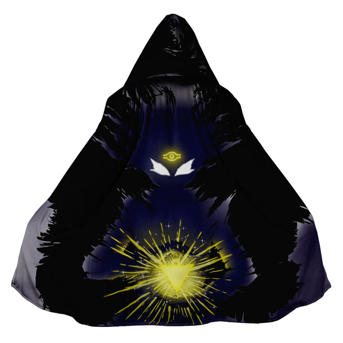 Yugioh Yugi Silhouette With Dark Yellow Magical Burst Anime Apparel