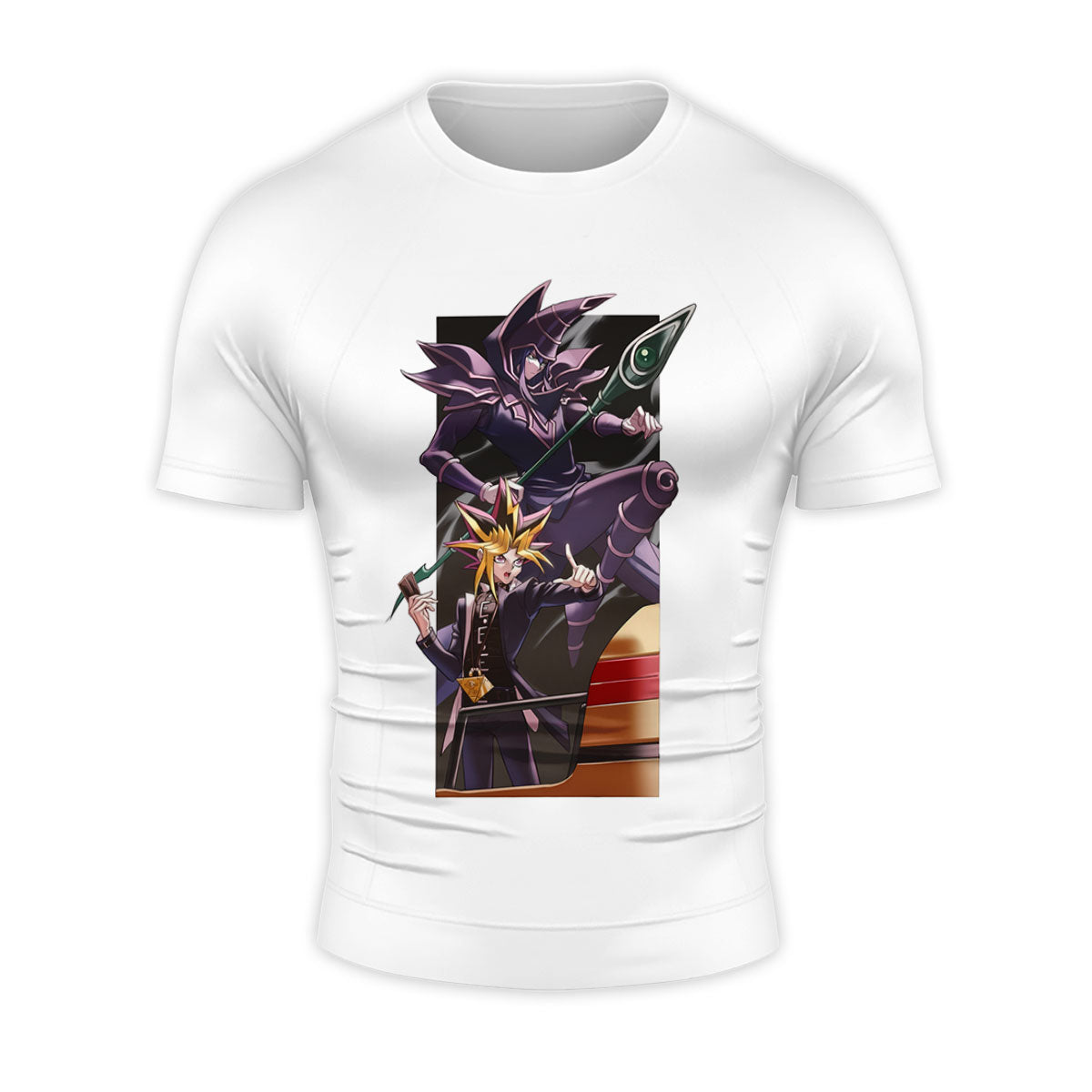 Yugioh Yugi Summoning Dark Magician In Battle Anime Apparel