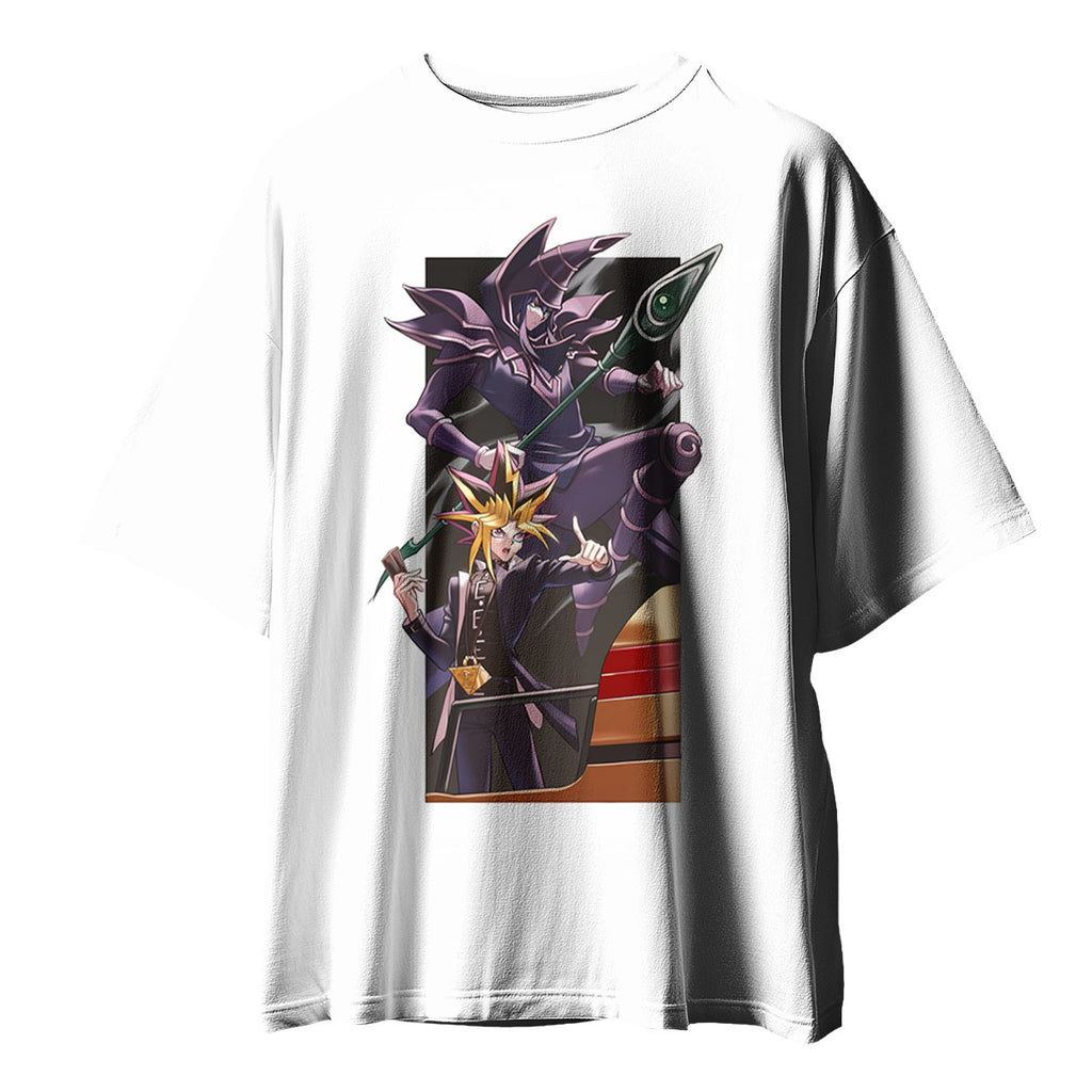 Yugioh Yugi Summoning Dark Magician In Battle Anime Apparel