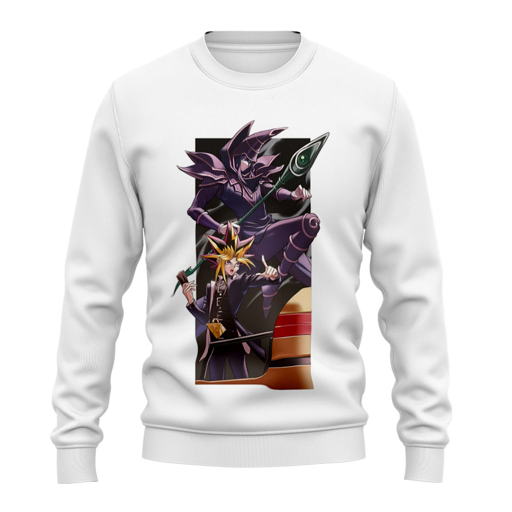 Yugioh Yugi Summoning Dark Magician In Battle Anime Apparel