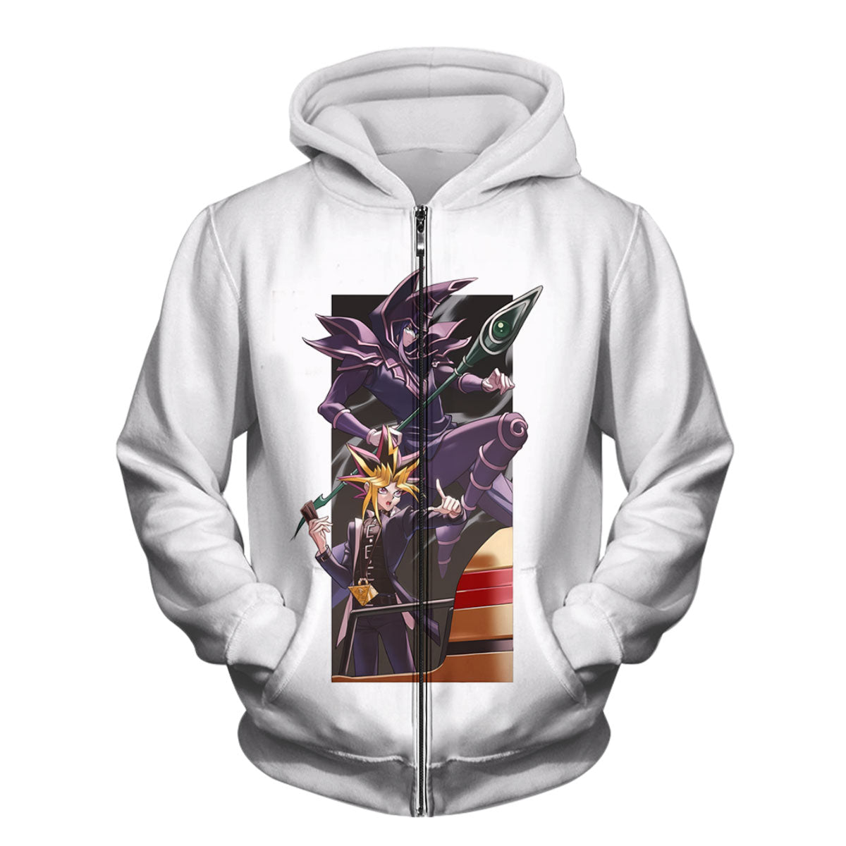 Yugioh Yugi Summoning Dark Magician In Battle Anime Apparel