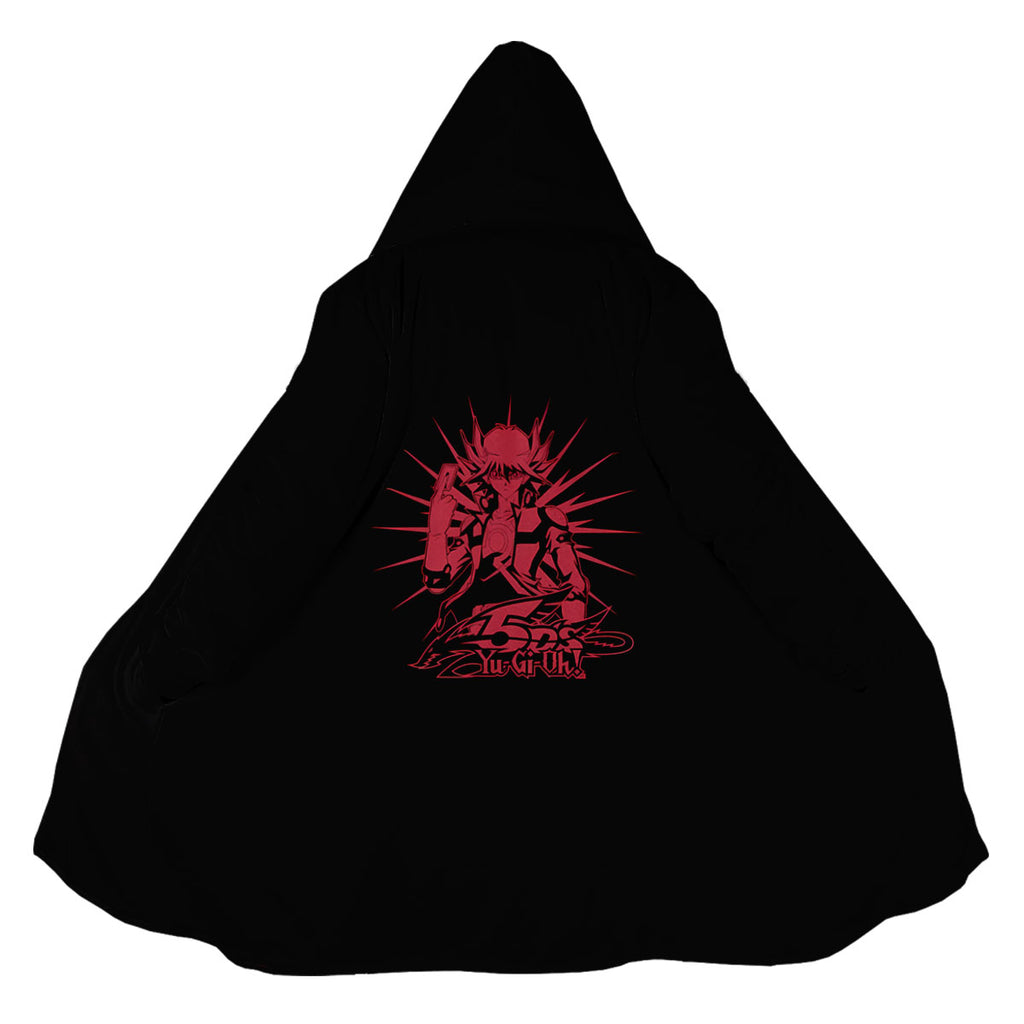 Yugioh Yusei Fudo Holding Red Card In Battle Anime Apparel