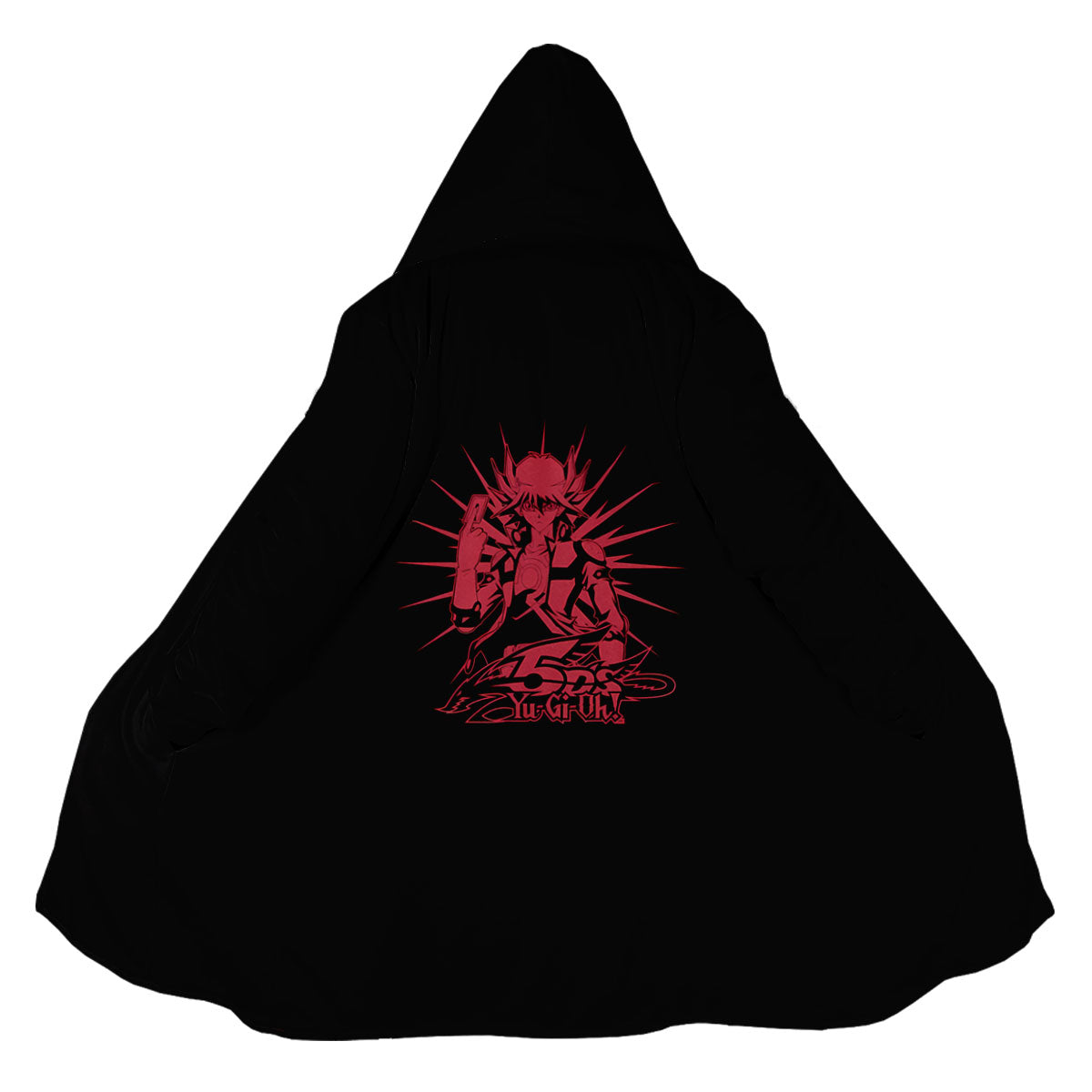 Yugioh Yusei Fudo Holding Red Card In Battle Anime Apparel