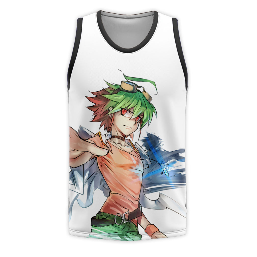 Yugioh Yuya Sakaki Extending Green Glowing Hand Anime Apparel
