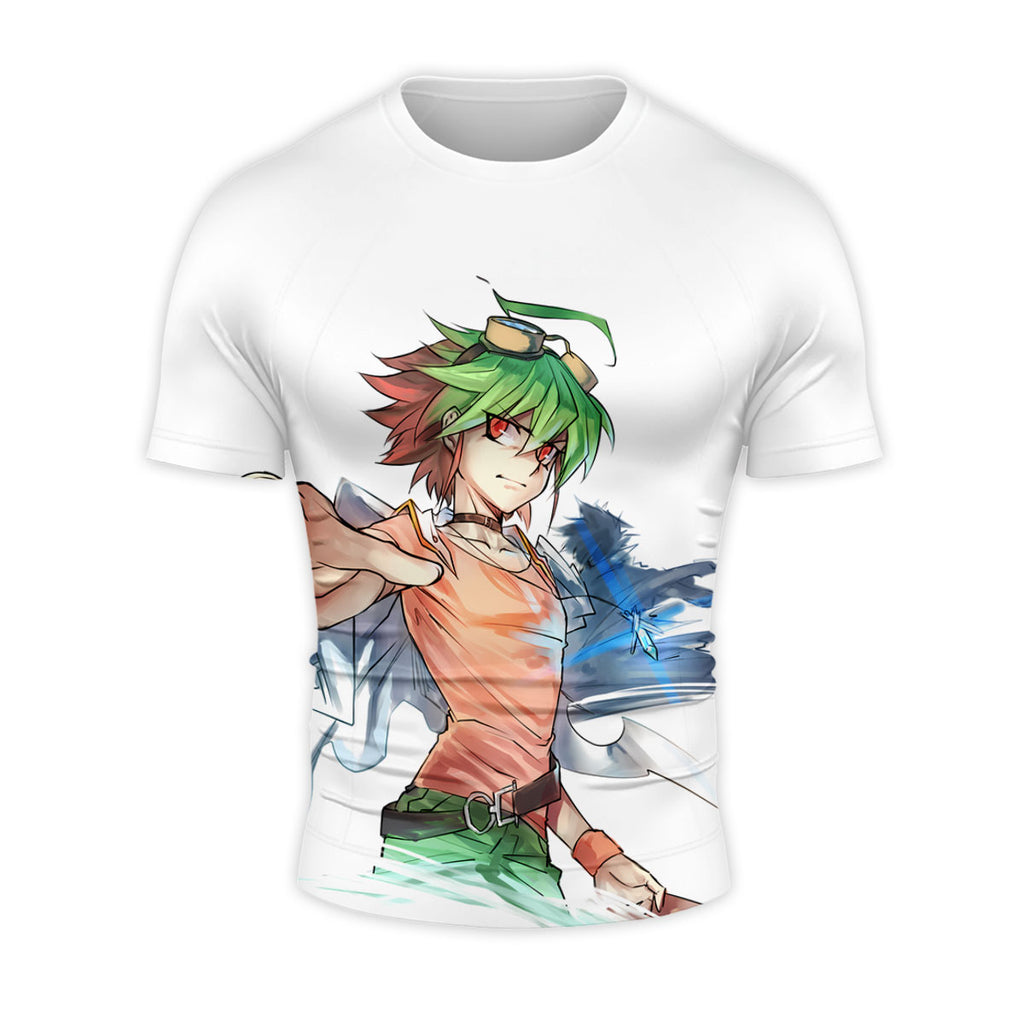Yugioh Yuya Sakaki Extending Green Glowing Hand Anime Apparel