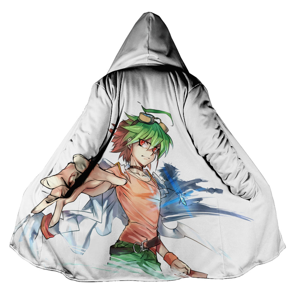 Yugioh Yuya Sakaki Extending Green Glowing Hand Anime Apparel
