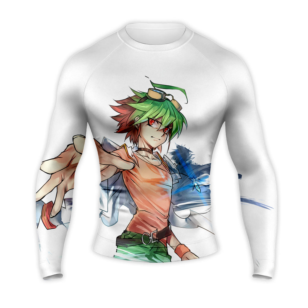 Yugioh Yuya Sakaki Extending Green Glowing Hand Anime Apparel