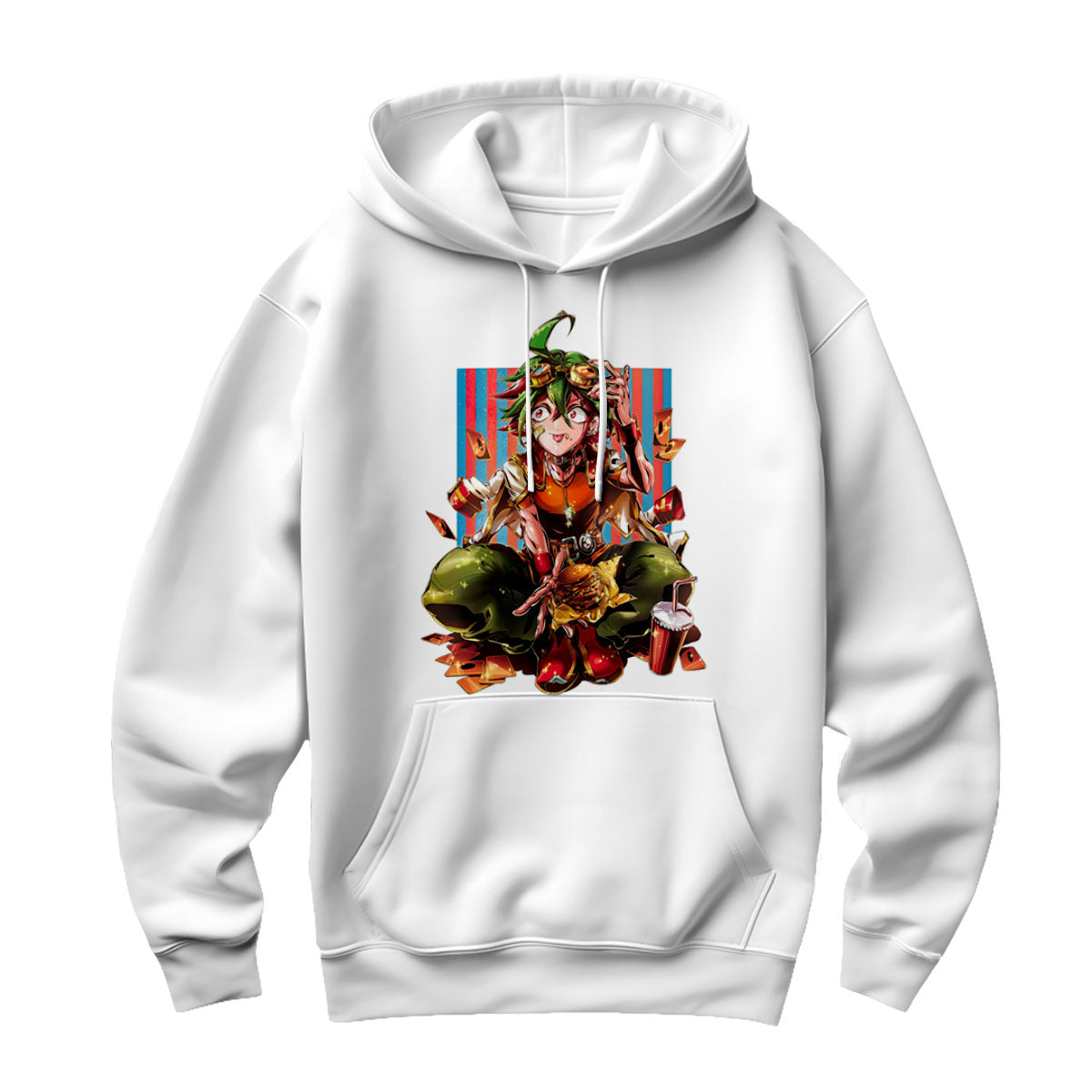 Yugioh Yuya Sakaki Sitting Eating Red Food Anime Apparel