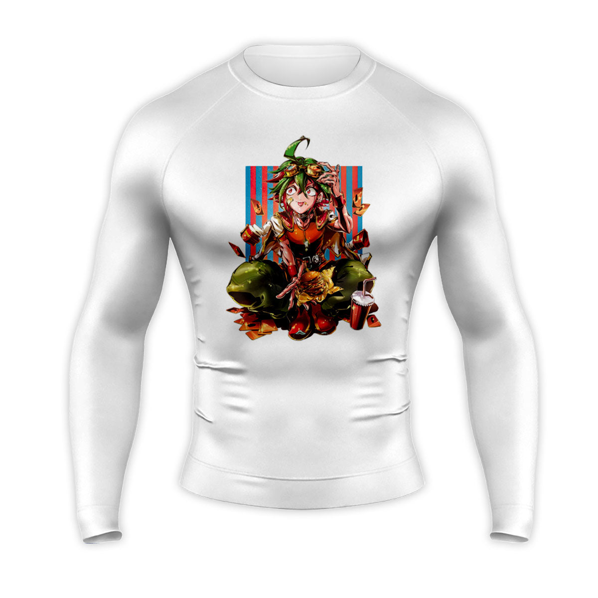 Yugioh Yuya Sakaki Sitting Eating Red Food Anime Apparel