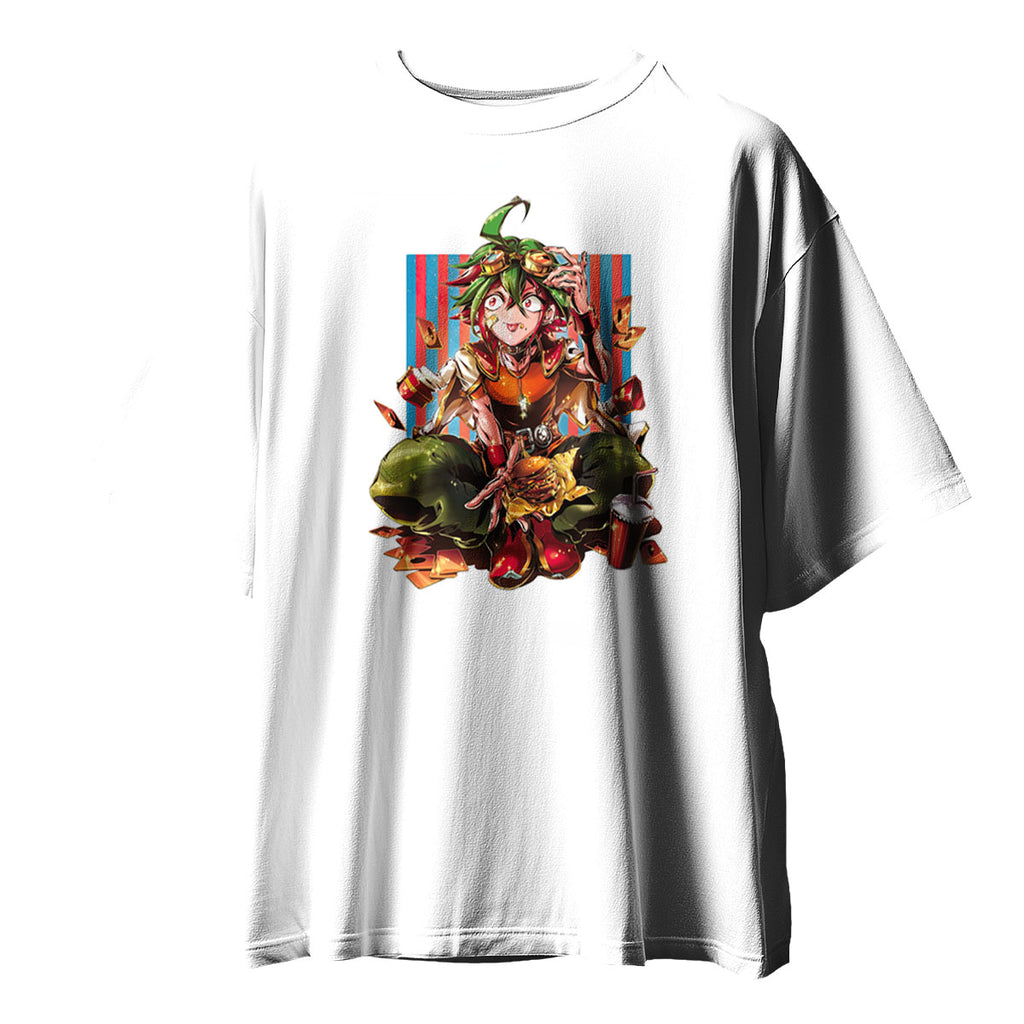 Yugioh Yuya Sakaki Sitting Eating Red Food Anime Apparel