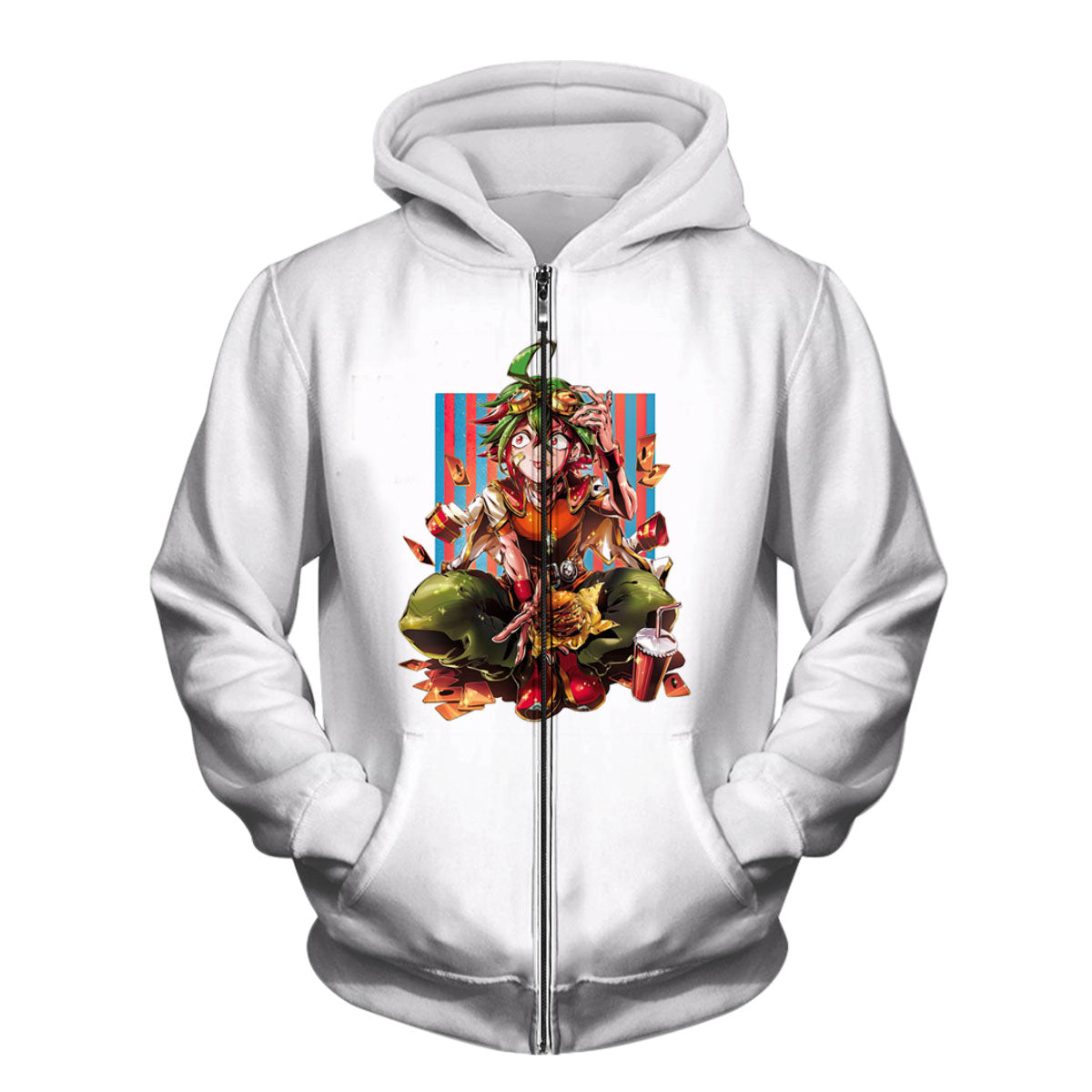 Yugioh Yuya Sakaki Sitting Eating Red Food Anime Apparel
