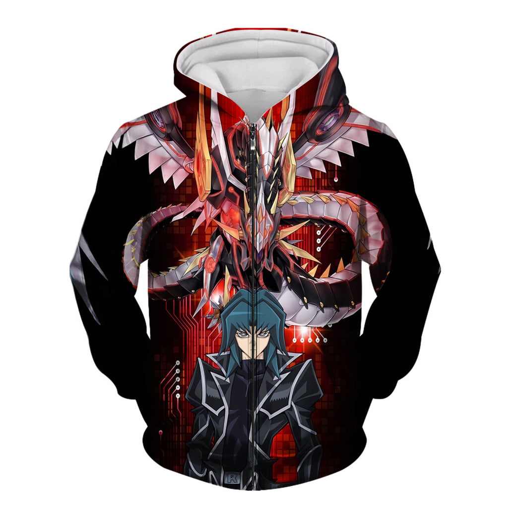 Yugioh Zane Truesdale Summoning Cyber Dragon Cards Anime Apparel